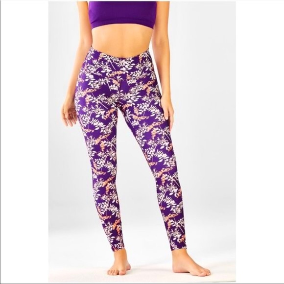 Fabletics Pants - Fabletics High Waisted Printed Powerhold Floral Leggings